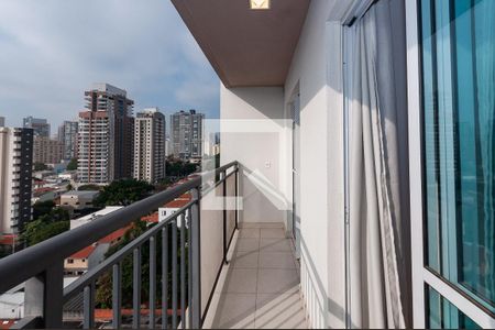 Varanda de apartamento à venda com 1 quarto, 27m² em Vila Romana, São Paulo