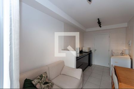 Sala de apartamento para alugar com 1 quarto, 27m² em Vila Romana, São Paulo