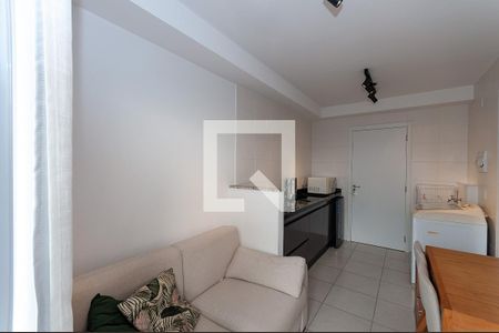 Sala de apartamento à venda com 1 quarto, 27m² em Vila Romana, São Paulo