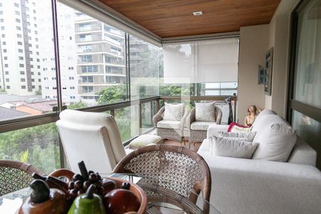 Varanda da Sala de apartamento à venda com 3 quartos, 175m² em Petrópolis, Porto Alegre