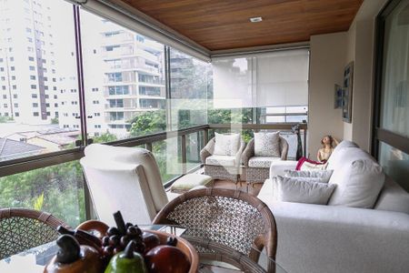 Varanda da Sala de apartamento à venda com 3 quartos, 175m² em Petrópolis, Porto Alegre