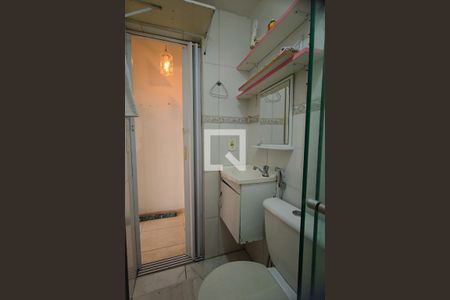 Banheiro social de apartamento para alugar com 1 quarto, 15m² em Copacabana, Rio de Janeiro