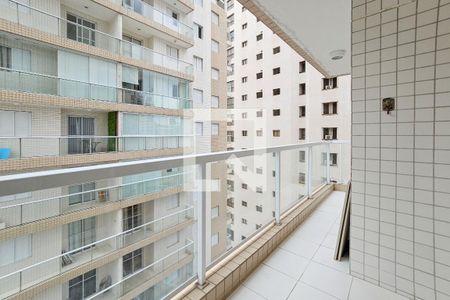 Varanda de apartamento para alugar com 3 quartos, 100m² em Vila Luis Antônio, Guarujá