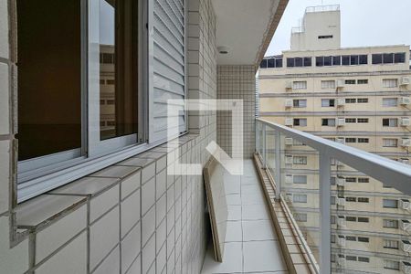 Varanda de apartamento para alugar com 3 quartos, 100m² em Vila Luis Antônio, Guarujá
