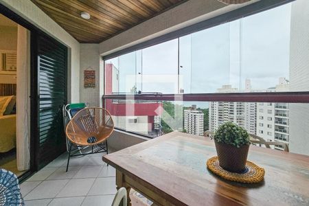Varanda de apartamento para alugar com 2 quartos, 77m² em Vila Alzira, Guarujá