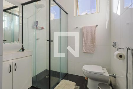 Banheiro da Suíte de apartamento à venda com 1 quarto, 50m² em Funcionários, Belo Horizonte