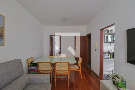 Sala de apartamento à venda com 1 quarto, 50m² em Funcionários, Belo Horizonte