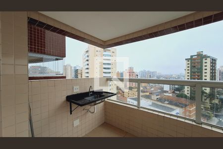 Varanda da Sala de apartamento para alugar com 2 quartos, 75m² em Tupi, Praia Grande