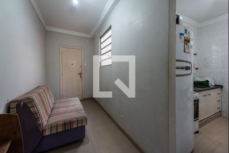 Sala de apartamento para alugar com 2 quartos, 55m² em Boqueirão, Santos