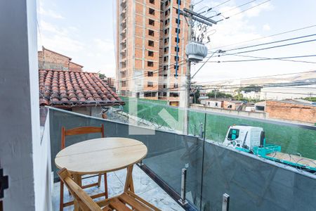 Varanda da Sala de casa à venda com 3 quartos, 129m² em Santa Tereza, Belo Horizonte