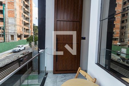 Varanda da Sala de casa à venda com 3 quartos, 129m² em Santa Tereza, Belo Horizonte