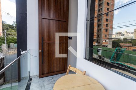 Varanda da Sala de casa à venda com 3 quartos, 129m² em Santa Tereza, Belo Horizonte