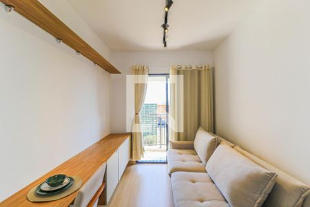 Sala de apartamento para alugar com 1 quarto, 33m² em Santo Amaro, São Paulo