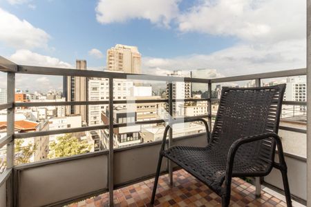 Varanda de apartamento à venda com 4 quartos, 167m² em Higienópolis, São Paulo