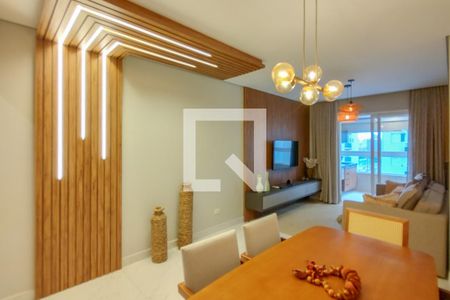 Sala de apartamento para alugar com 3 quartos, 179m² em Canto do Forte, Praia Grande