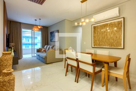 Sala de apartamento para alugar com 3 quartos, 179m² em Canto do Forte, Praia Grande