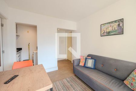 Sala de apartamento para alugar com 1 quarto, 35m² em Morro dos Ingleses, São Paulo