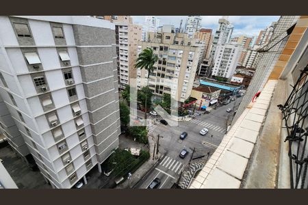 Vista da Sala de apartamento para alugar com 2 quartos, 98m² em Boqueirão, Santos