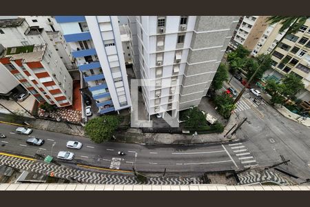 Vista da Sala de apartamento para alugar com 2 quartos, 98m² em Boqueirão, Santos