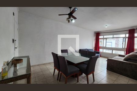 Sala de apartamento para alugar com 2 quartos, 98m² em Boqueirão, Santos