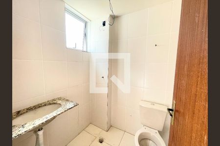 Banheiro  de apartamento à venda com 2 quartos, 54m² em João Pinheiro, Belo Horizonte