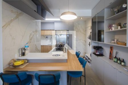 Cozinha de apartamento à venda com 3 quartos, 84m² em Jardim Caravelas, São Paulo