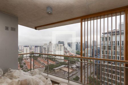 Varanda da Sala de apartamento para alugar com 3 quartos, 197m² em Jardim das Acácias, São Paulo