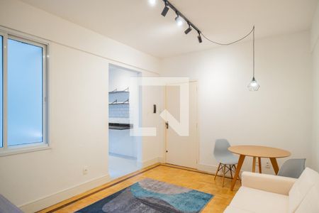 Sala de apartamento à venda com 1 quarto, 43m² em Cidade Baixa, Porto Alegre