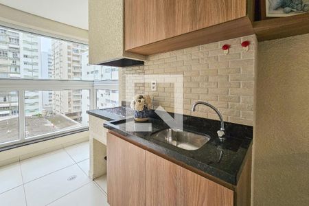 Varanda de apartamento para alugar com 3 quartos, 110m² em Centro, Guarujá