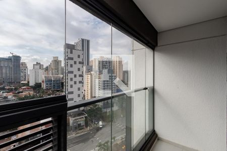 Varanda de kitnet/studio para alugar com 1 quarto, 27m² em Jardim das Acacias, São Paulo