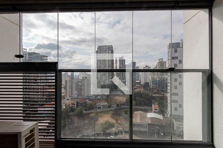 Varanda de kitnet/studio para alugar com 1 quarto, 27m² em Jardim das Acacias, São Paulo