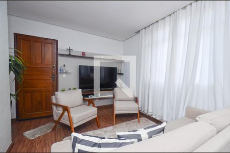 Sala de estar de apartamento para alugar com 3 quartos, 113m² em Sagrada Família, Belo Horizonte