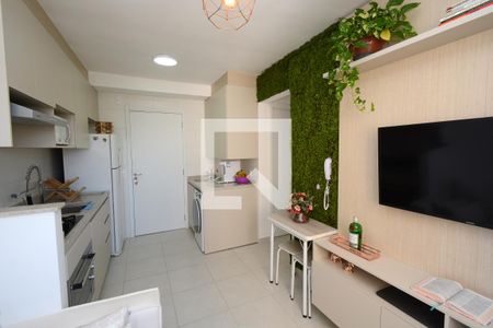 Sala/Cozinha de apartamento para alugar com 2 quartos, 38m² em Jardim Itacolomi, São Paulo