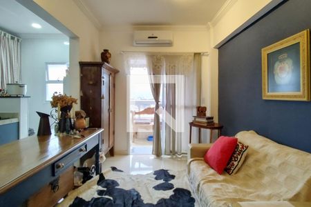 Sala de apartamento para alugar com 2 quartos, 66m² em Aviação, Praia Grande