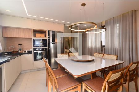 Sala de jantar de apartamento à venda com 3 quartos, 106m² em Funcionários, Belo Horizonte