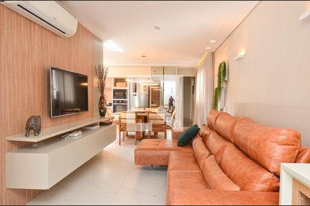 Sala de estar de apartamento à venda com 3 quartos, 106m² em Funcionários, Belo Horizonte