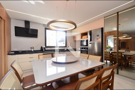 Sala de jantar de apartamento à venda com 3 quartos, 106m² em Funcionários, Belo Horizonte