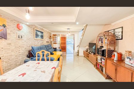 Sala - Sala de Jantar de casa à venda com 3 quartos, 160m² em Vila Camilópolis, Santo André