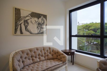 Sala de apartamento para alugar com 1 quarto, 43m² em Carvoeira, Florianópolis