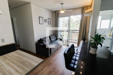 Sala de apartamento para alugar com 2 quartos, 49m² em Parque Reboucas, São Paulo