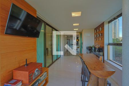 Varanda da Sala de apartamento à venda com 4 quartos, 278m² em Vila da Serra, Nova Lima