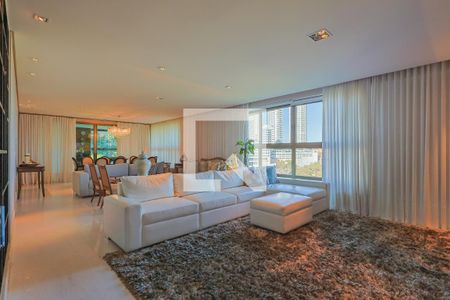 Sala de apartamento à venda com 4 quartos, 278m² em Vila da Serra, Nova Lima
