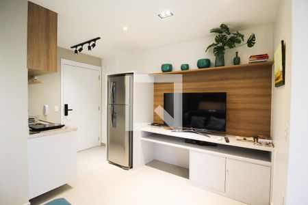 Cozinha de kitnet/studio à venda com 1 quarto, 26m² em Vila Nova Conceição, São Paulo