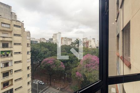 Vista da Sala de apartamento à venda com 2 quartos, 107m² em República, São Paulo