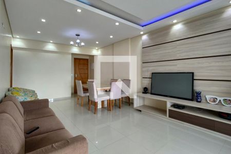 Sala de apartamento para alugar com 2 quartos, 95m² em Guilhermina, Praia Grande