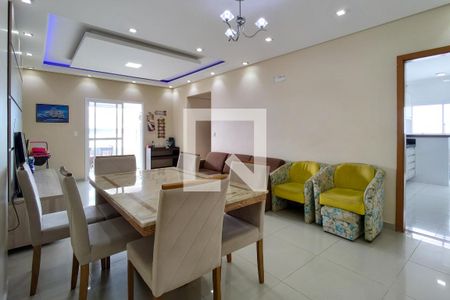 Sala de apartamento para alugar com 2 quartos, 95m² em Guilhermina, Praia Grande