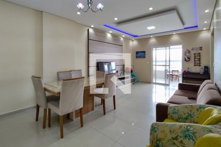 Sala de apartamento para alugar com 2 quartos, 95m² em Guilhermina, Praia Grande