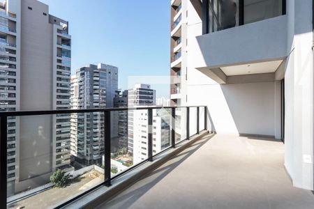 Varanda Sala de apartamento à venda com 2 quartos, 105m² em Indianópolis, São Paulo