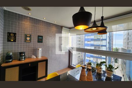 Varanda da Sala de apartamento para alugar com 3 quartos, 87m² em Pompéia, Santos