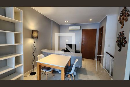 Sala de apartamento para alugar com 3 quartos, 87m² em Pompéia, Santos